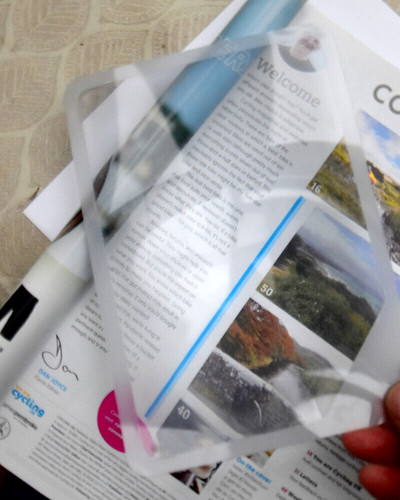 New 18x12cm magnifier sheet - new,