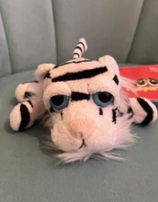 Suki Baby LiL Peepers Tiger Black & White Soft Plush Toy Nero BNWT
