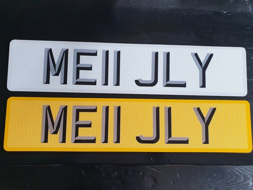 Me11 jly private reg - jly, plate