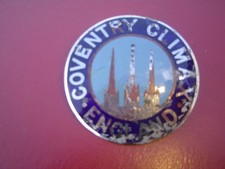 VINTAGE  COVENTRY CLIMAX ENGLAND ENAMEL  BADGE Original