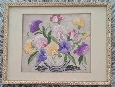 Vintage Crewel Embroidery