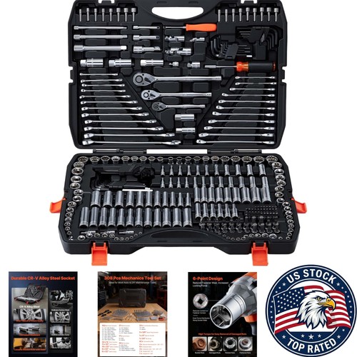 308 piece mechanic tool - tool, kit