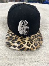 Pharaoh Last Kings Cap Hat Flat Leopard Rim Strapback