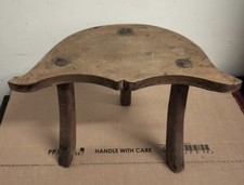 Vintage rustic 3 legged elm