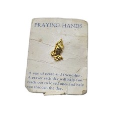 Old vintage praying hands - old,