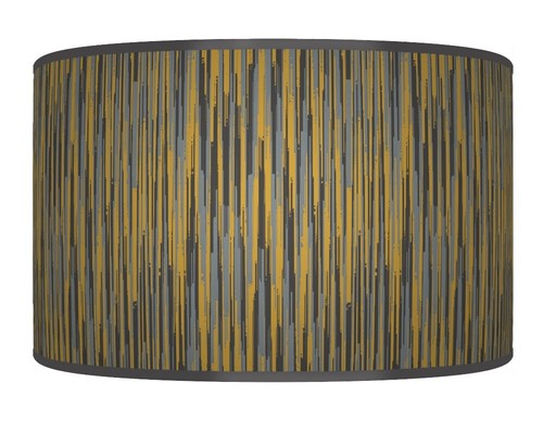 Yellow mustard grey stripes - mustard,