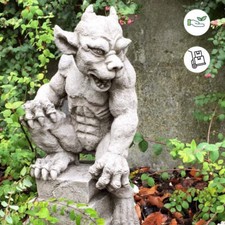 Stone cast guardian gargoyle - cast,