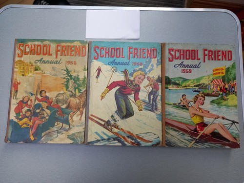 Vintage school friend annuals - vintage,