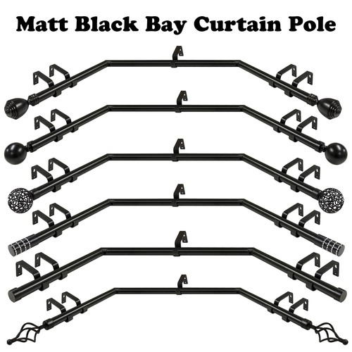 Bay window curtain pole - bay,