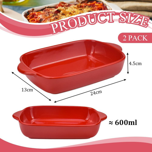2pcs lasagne dish - dish,, inch