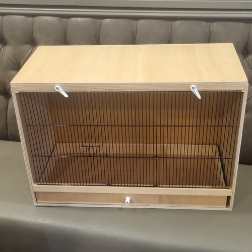 Wooden bird cage - wooden, breeder