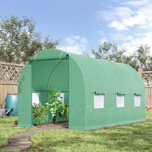 Walk tunnel greenhouse deep - tunnel,