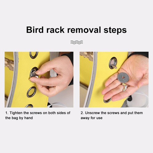 Pet carrier bird travel bag - bird,