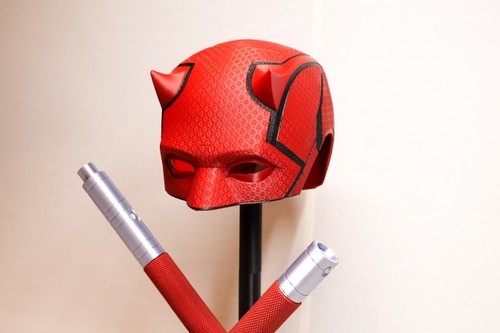 Daredevil helmet billy clubs - daredevil, helmet/billy