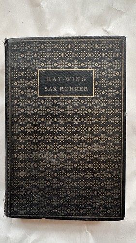 Bat wing sax rohmer 1931 - bat,