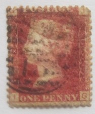 Queen Victoria 1d Red Letters