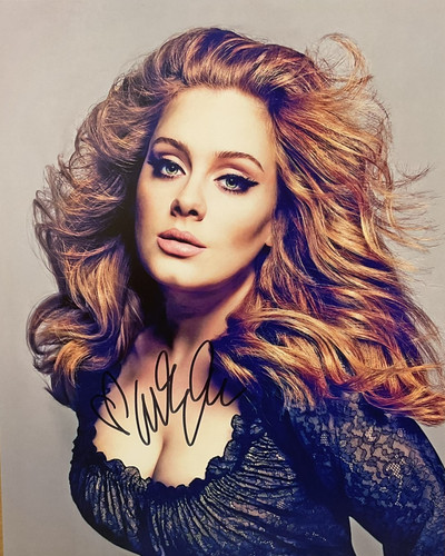 Fabulous adele hand signed - adele, 10