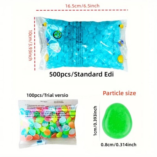 500pcs glow the dark - ,