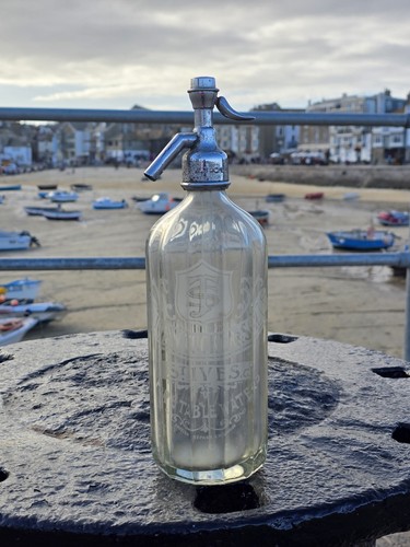 Antique 1920s soda syphon john - syphon,