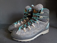 Scarpa Women’s R-Evolution GTX Waterproof Boots Size UK 5.5 Grey Blue Vibram