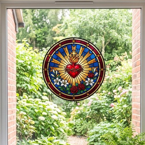 Sacred heart jesus - jesus, stained