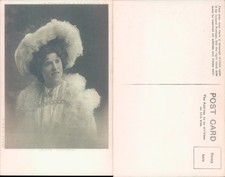 Vesta Victoria in elaborate costume CW Faulkner Co Portrait Fashion