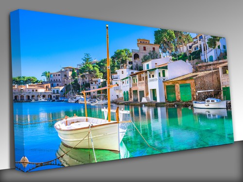 Fishing harbor mallorca - harbor, on