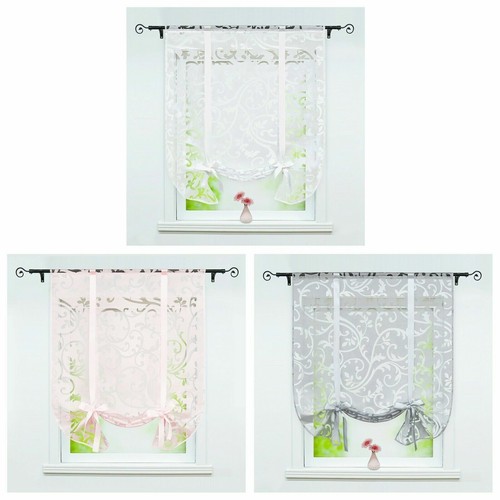 Roman curtains voile tie - roman, up