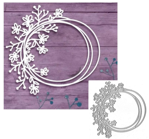 Circle flower metal cutting - circle,
