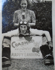 WW2 ERA PILOT WITH NEW WIFE