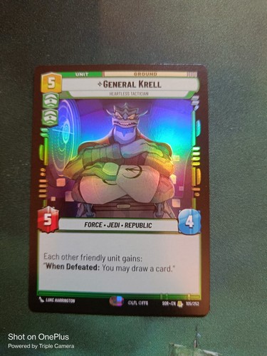 Star wars unlimited foil - star,