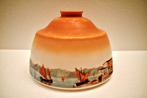 Vintage bohemian scenic glass - vintage,