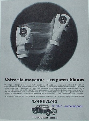 Advertisement volvo 121 122 - advertisement,