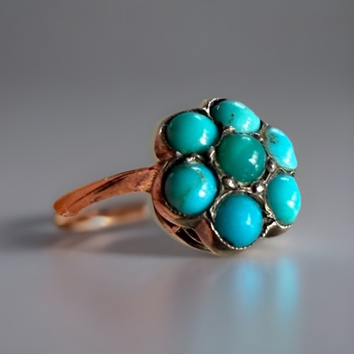 Antique victorian rose - 9k, gold