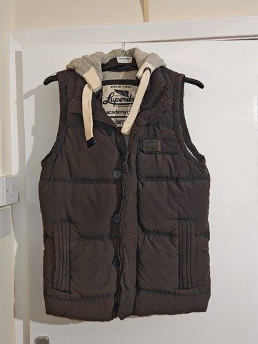 Superdry academy gilet puffer - superdry,