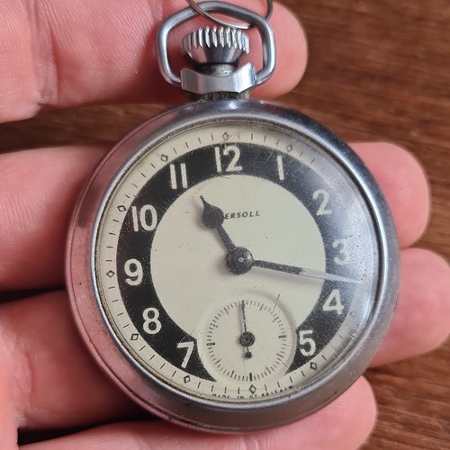 Vintage metal ingersoll - ingersoll, pocket