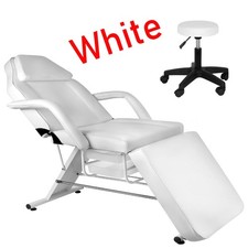 White Recliner Massage Table