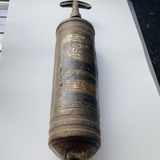 Vintage Pyrene Fire Extinguisher Empty brass collectable 
