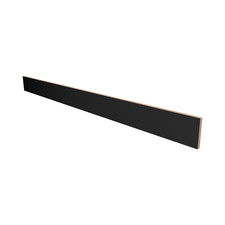 Matt black kitchen plinth - matt,