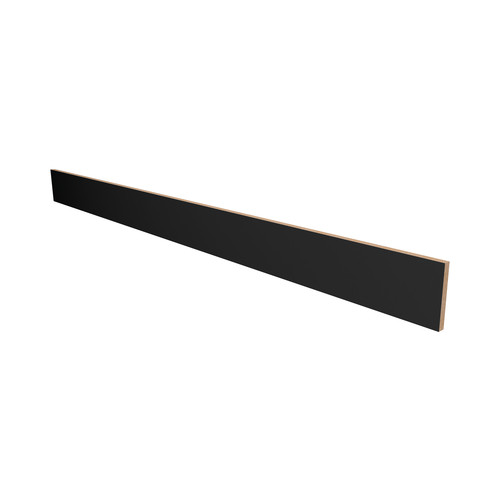 Matt black kitchen plinth - matt,
