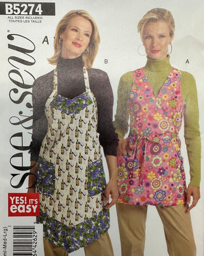 Vintage apron pattern - vintage,