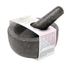 Pestle and Mortar Set Granite Stone Spice & Herb Crusher by Silk Route Home