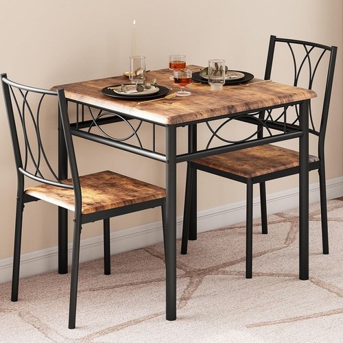 Table and chairs set - table,