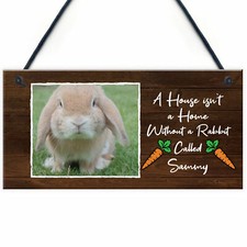 Novelty Rabbit Sign For Home