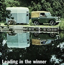 Land Rover Towing Horse Box