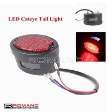 Retro Shovelhead 3 LEDs License Plate Lamp Tail Lights For Harley Softail Bobber