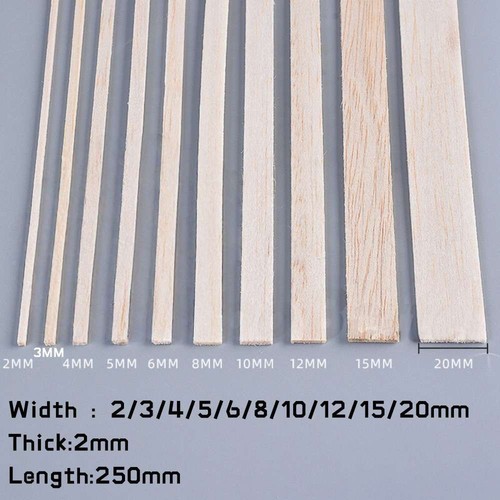 Balsa wood strip flat - wood,