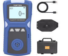 TOPTES Guard-611 Portable H2S Detector Features a Convenient H2S Monitor Clip on