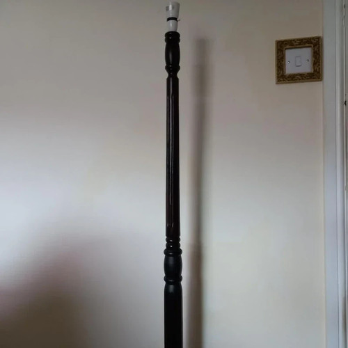 Turned and fluted - fluted, wooden