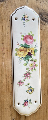 Vintage finger plate floral - vintage,